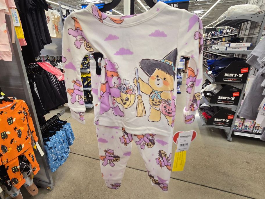 Care Bears Toddler Halloween Glow In The Dark 2-Piece Pajama Set in store