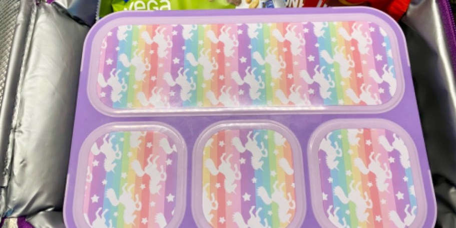 Bento Lunch Box Set Just $9 on Amazon (Includes Insulated Bag, Veggie Cutters, & More)