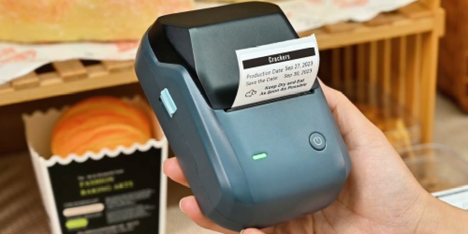 Wireless Thermal Label Maker Only $14.99 Shipped on Amazon | No Ink Needed
