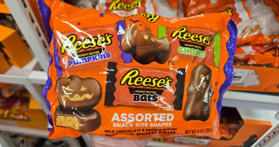 Reeses Halloween Shapes Bag