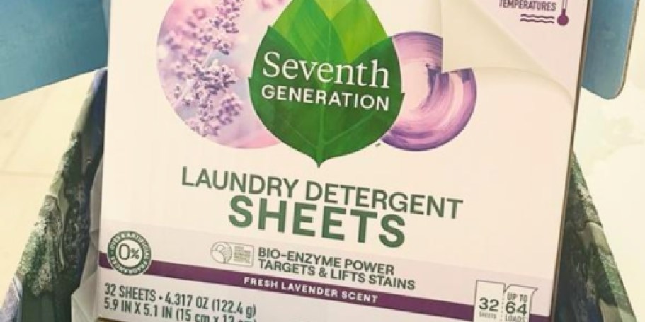 Seventh Generation Laundry Detergent Sheets Only $7.42 on Amazon (Reg. $15)