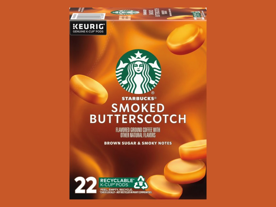 box of starbucks k cups