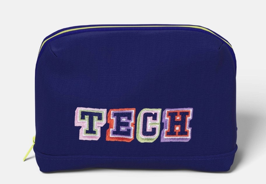 heyday tech pouch in dark blue