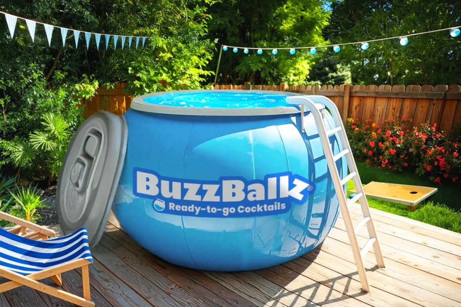 BuzzBallz Pool on a deck