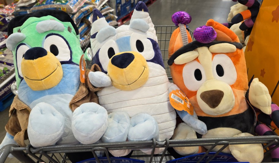 Bluey Halloween Plushes