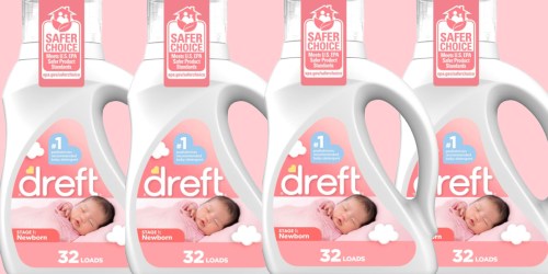 Dreft Baby Laundry Detergent Under $5 Per Bottle on Amazon – Just Buy 4!