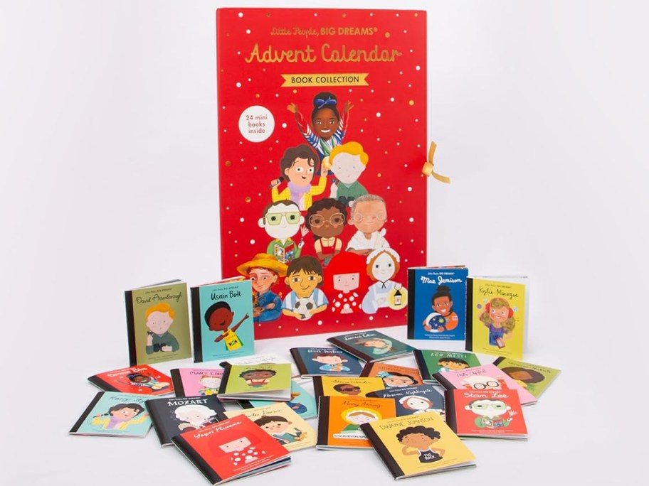 Little People, BIG DREAMS Advent Calendar Mini Book Collection on display