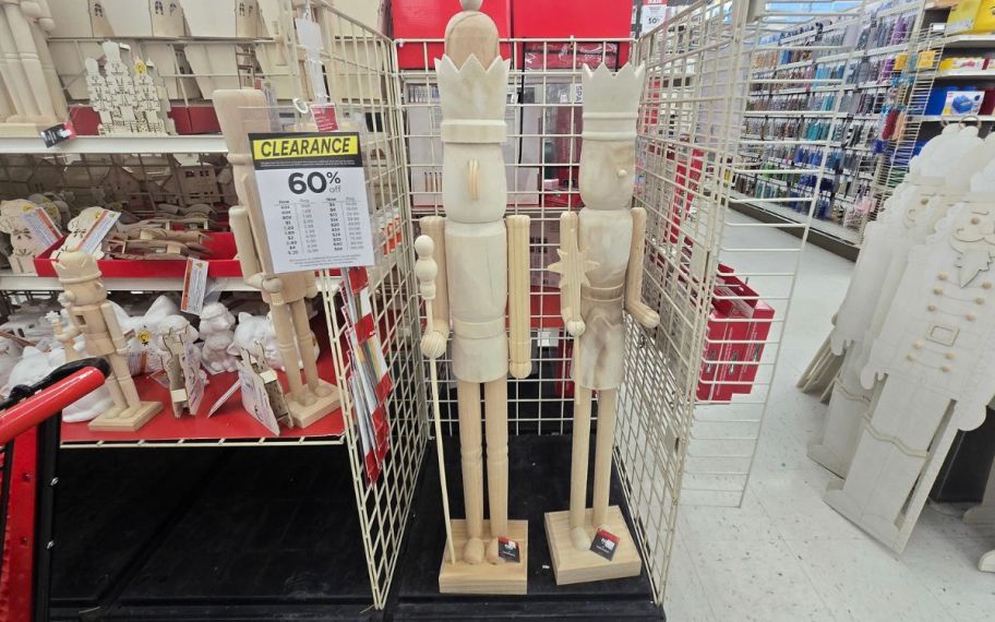 display of Make Market 4ft. King DIY Wood Nutcracker&nbsp;