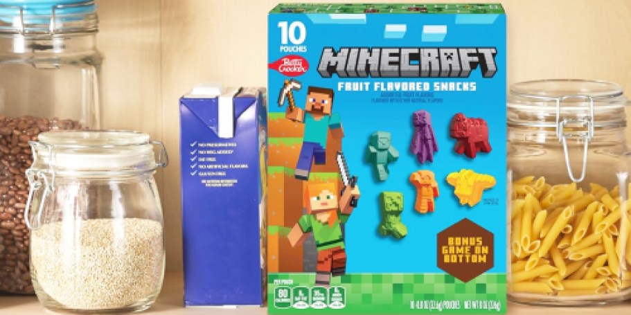 Minecraft Fruit Snacks 10-Count Box Only $2 Shipped on Amazon