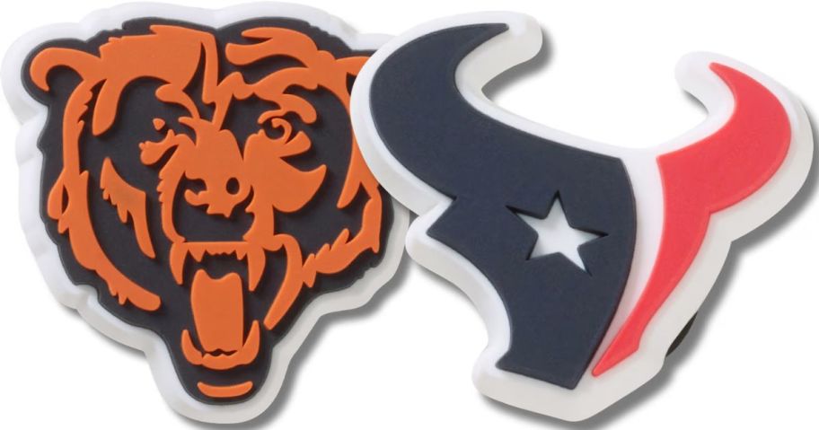 Chicago bears and Houston Texans jibbitz