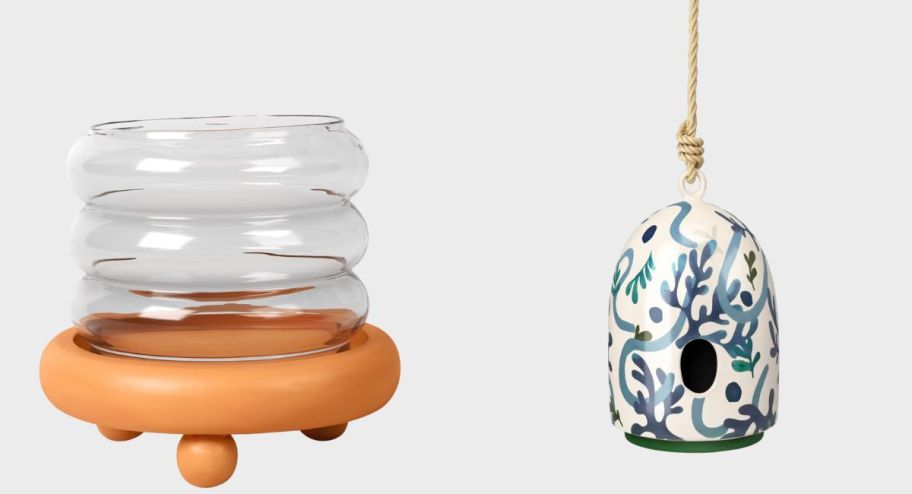 Target table and bird feeder