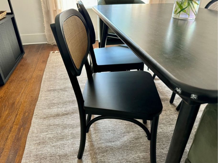 Better Homes & Gardens Camden Rattan & Wood Dining Chairs