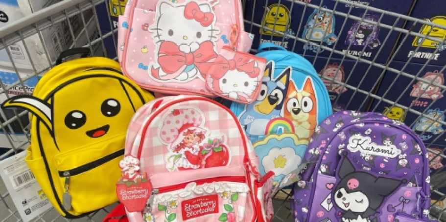 Character Kids Mini Backpack w/ Coin Purse Just $24.97 on Sam’s Club | Bluey, Strawberry Shortcake & More