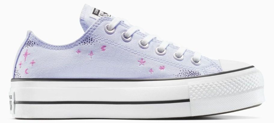 light blue Converse Chuck Taylor All Star Lift Platform Celestial Shoe