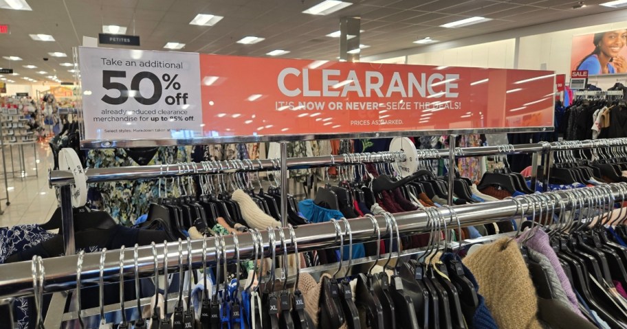 kohls clearance rack