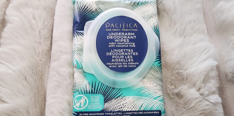 Pacifica Deodorant Wipes Just $3.41 Shipped on Amazon (Regularly $9)