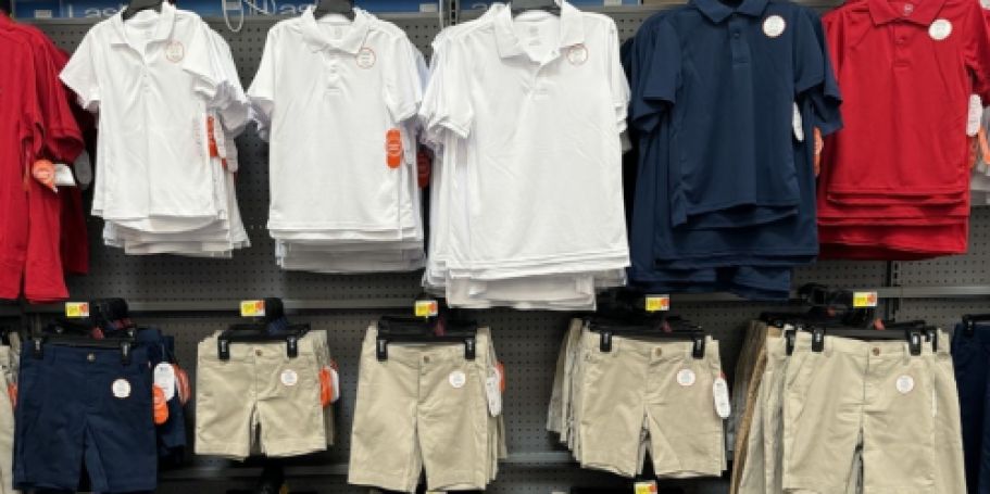 Walmart School Uniform Polos, Shorts, & More From $3.74 Each