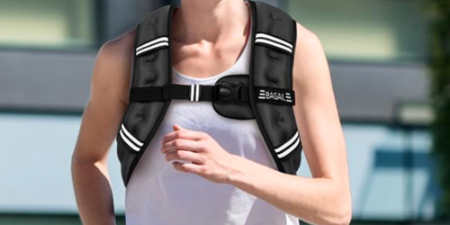 Weighted Vest Only $17.99 on Amazon (Burns Extra Calories & Builds Strength)
