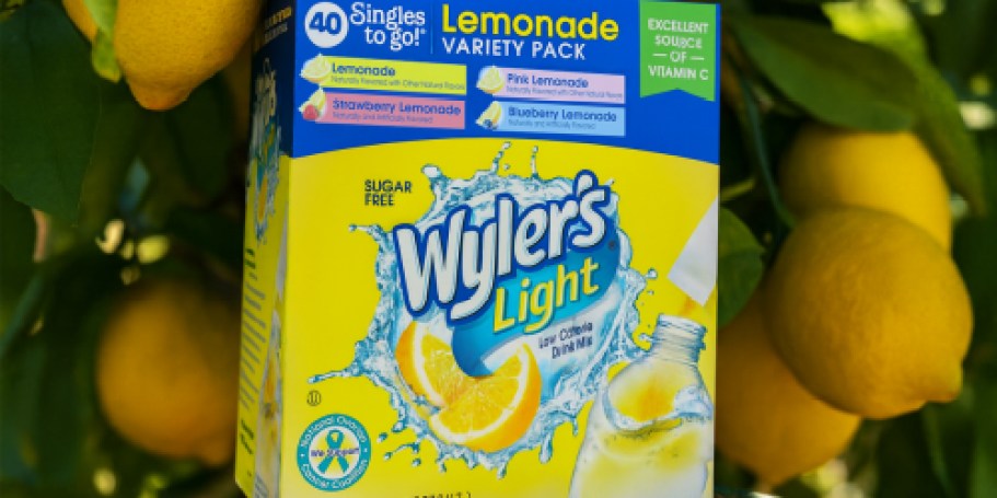 Wyler’s Light Lemonade Singles 40-Count Only $4.57 Shipped on Amazon