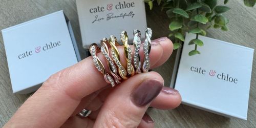 Treat Yourself to This Cate & Chloe Twisted Hoop Earrings 3-Pair Set