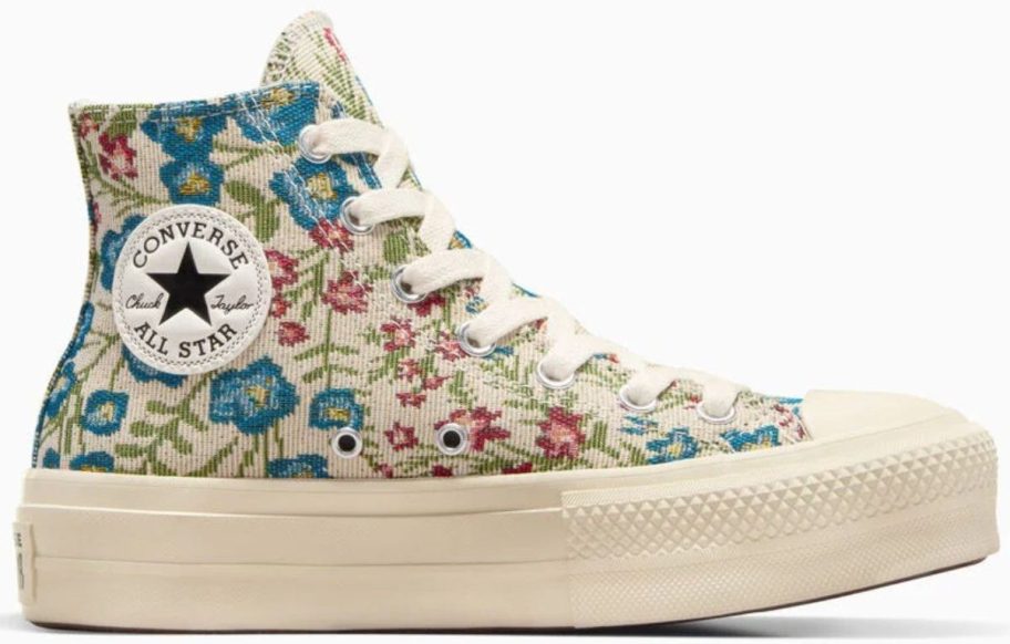 Converse Women&rsquo;s Platform Floral Tapestry Shoes