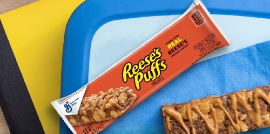 Reese’s Puffs Cereal Treat Bars 8-Pack Just $2 Shipped on Amazon