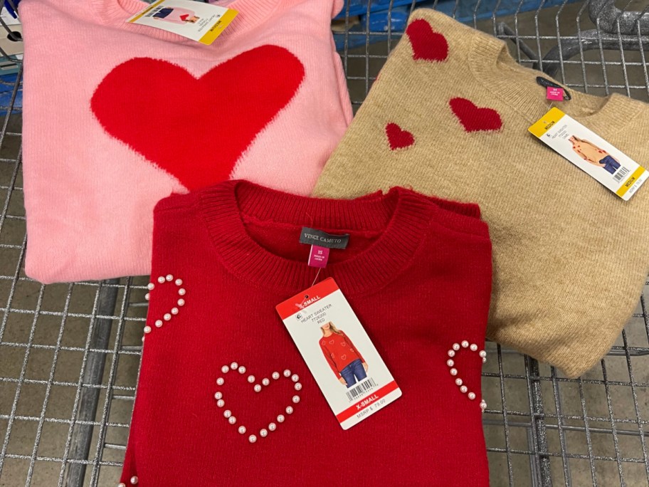 Vince Camuto Women's Valentine's Day Sweaters at Sam's Club.