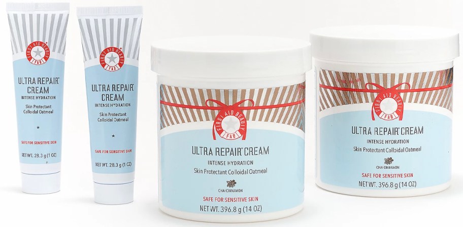 ultra repair cream jars and bottles 