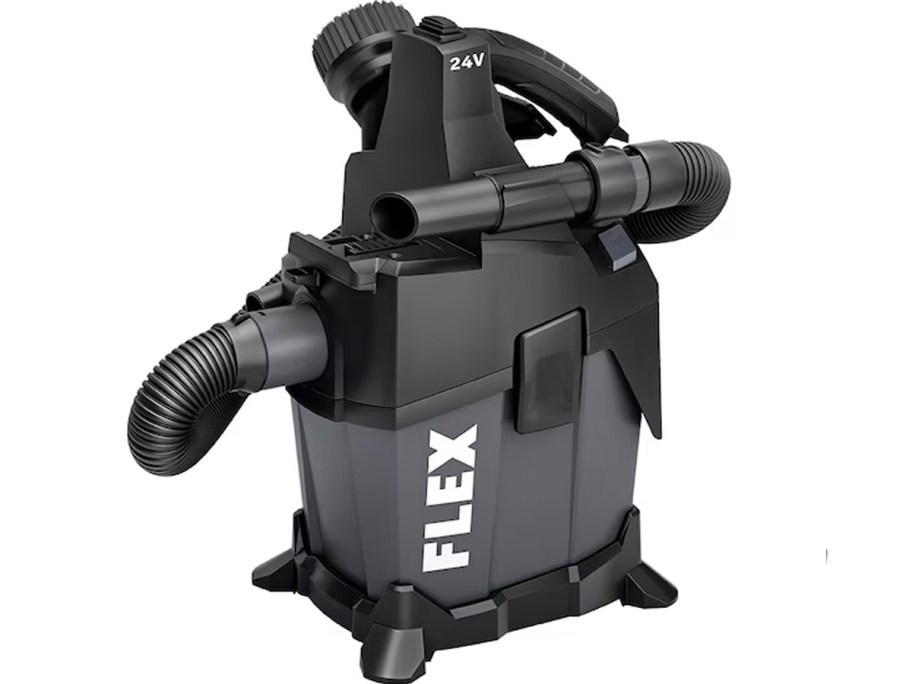 black and gray vacuum