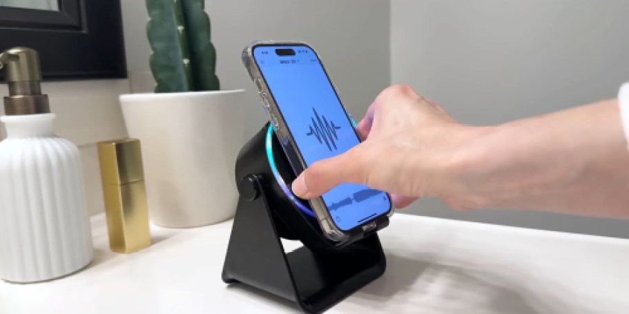 Wireless Induction Speaker Just $9 on Amazon (Reg. $26)