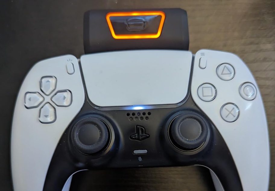 playstation controllers with rechargable light up battery