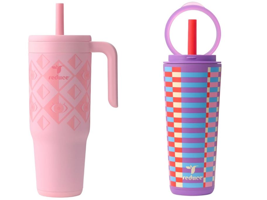 two reduce tumblers