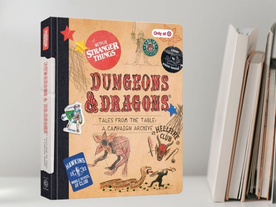 Stranger Things: Dungeons & Dragons: Tales from the Table on bookshelf