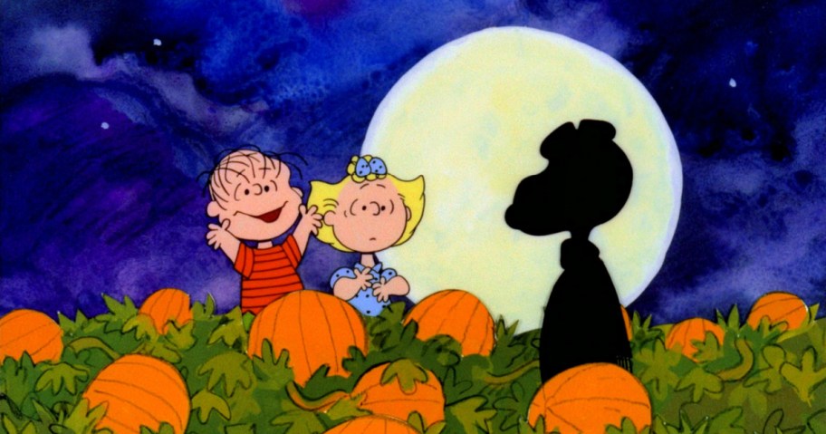 screen grab from the Charlie Brown Halloween movie