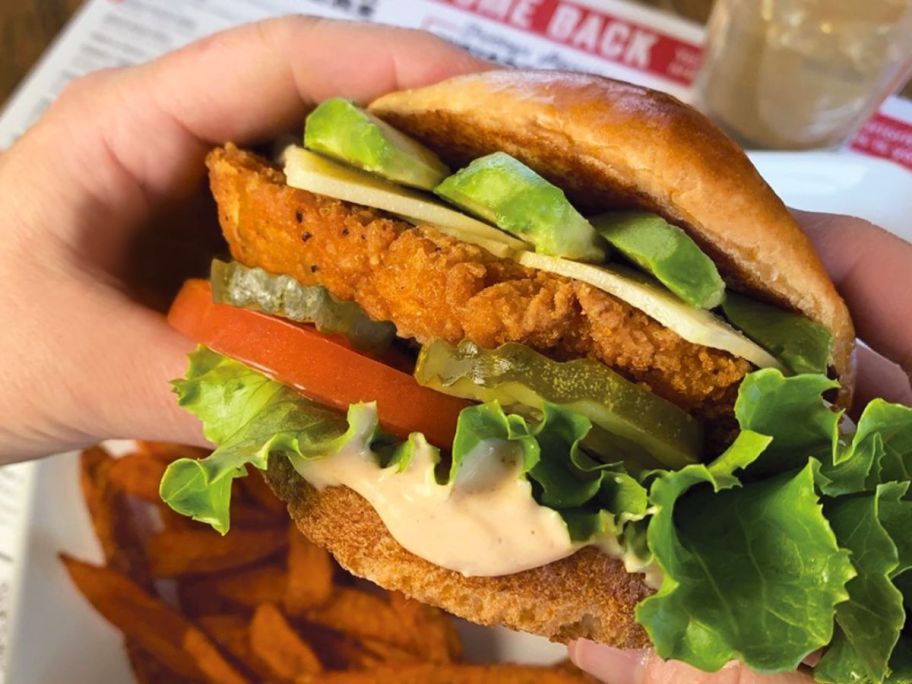 Fridays Chicken Sandwich