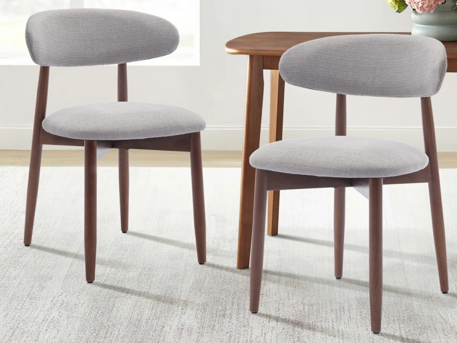 George Oliver Solid Wood Dining Chair 2-Pack