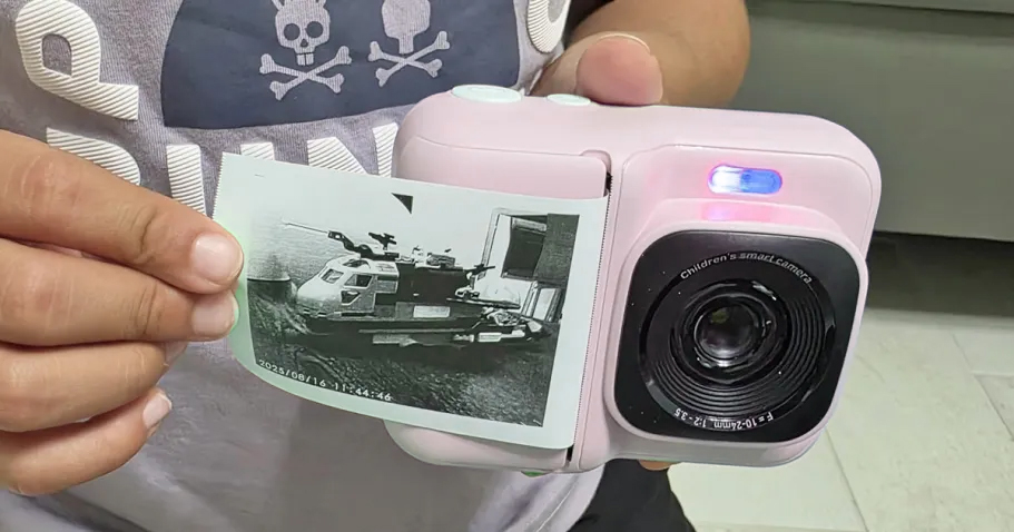 pink kids digital camera