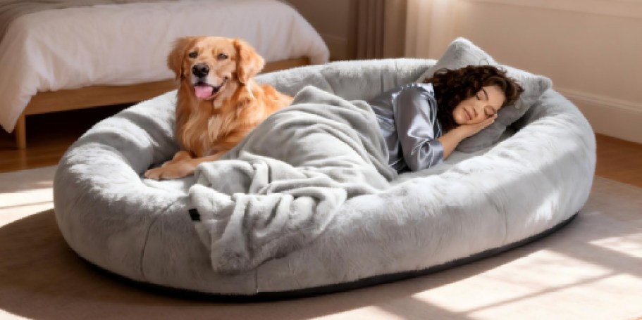 Human-Sized Dog Bed Just $49.99 Shipped on Amazon or Walmart (Reg. $100)