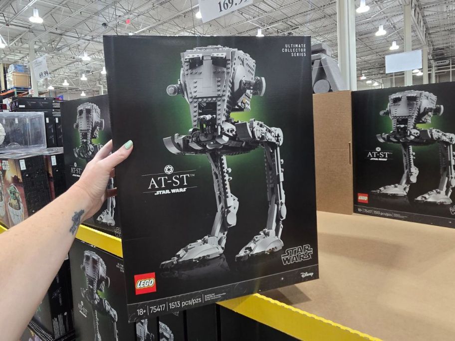 LEGO Star Wars AT-ST Walker box in hand in store