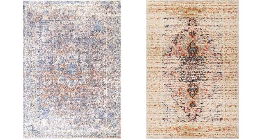 two area rugs