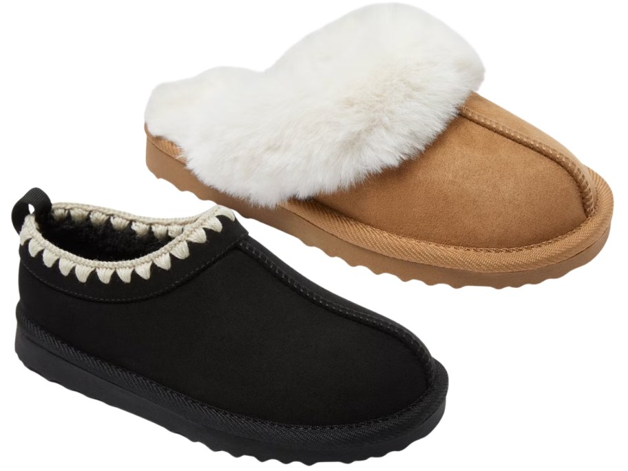 girls scuff slippers