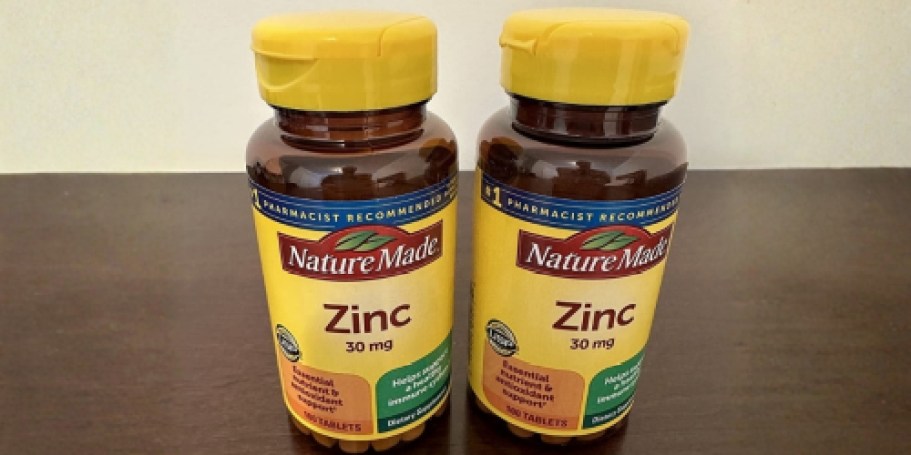 Nature Made Zinc 200-Count Just $2.49 Shipped on Amazon (Reg. $11) + More