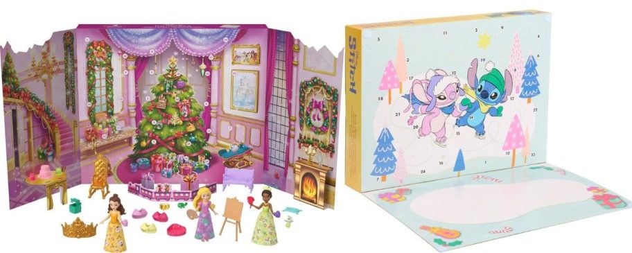 Advent calendar in barbie and lilo & stitch 