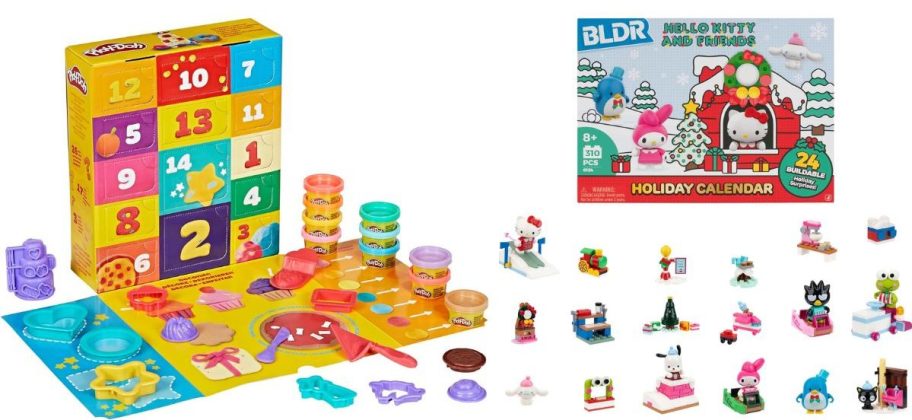 playdoh and hello kitty advent calendar