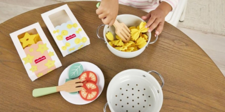 Fisher-Price Pots & Pasta Cooking Set Just $12 on Amazon (Reg. $27)