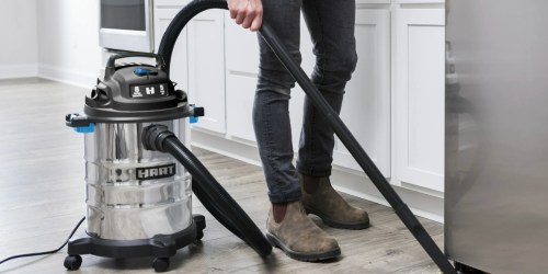 Hart Stainless Steel Wet/Dry Vacuum JUST $29.97 on Walmart (Reg. $85) – Includes Car Cleaning Kit!