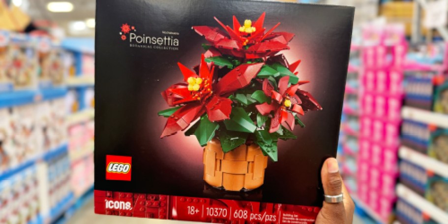 RUN! LEGO Christmas Poinsettia Set Only $29.99 on Amazon (Reg. $50)