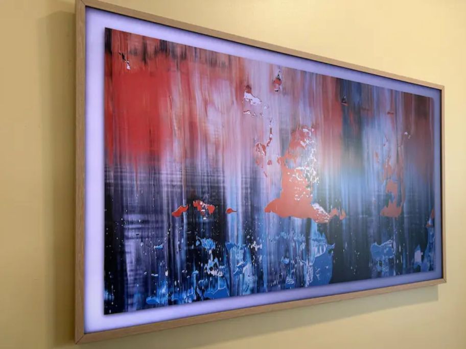 frame tv samsung on display 