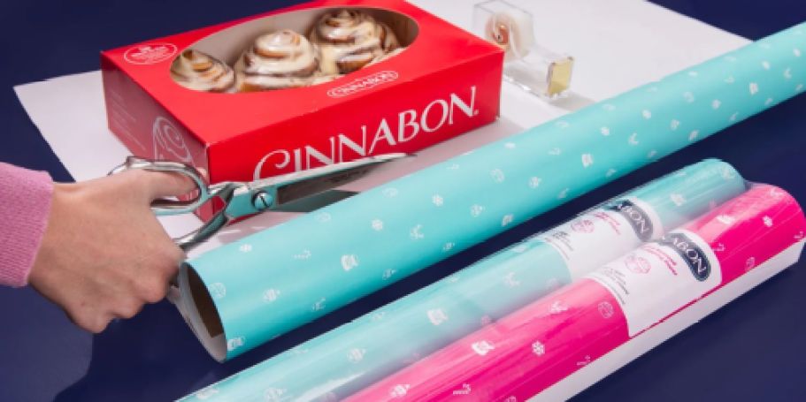 Cinnabon-Scented Wrapping Paper 2-Pack Only $8.99 (+ Free Shipping for the First 100!)