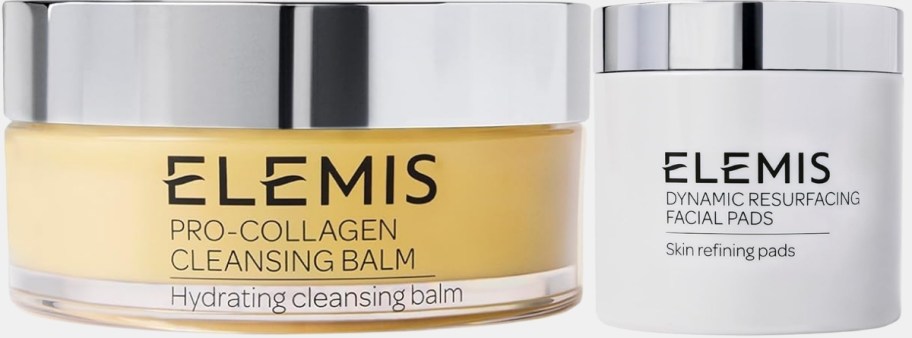 collagen cleansing balm and resurfacing pads